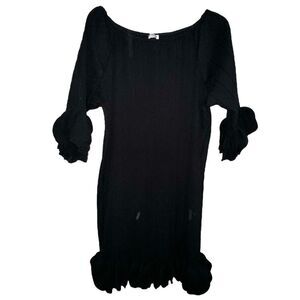 Why dress little black dress with ruffles